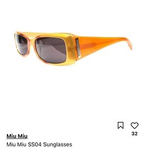 Y2K Vintage Miu Miu Sunglasses